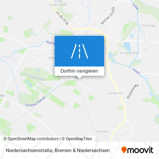 Niedersachsenstraße Karte