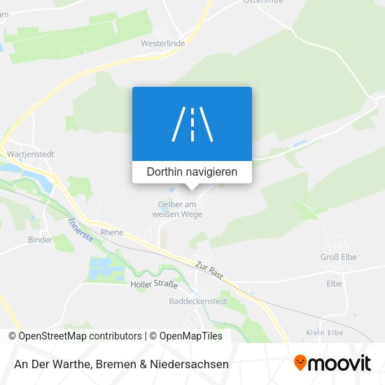 An Der Warthe Karte