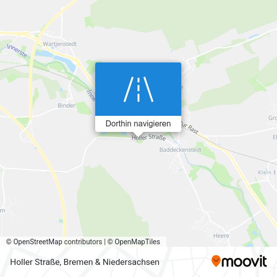 Holler Straße Karte