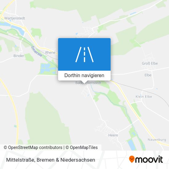 Mittelstraße Karte