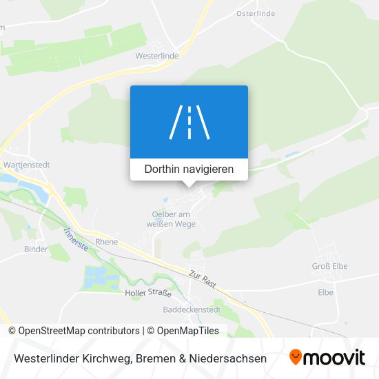 Westerlinder Kirchweg Karte