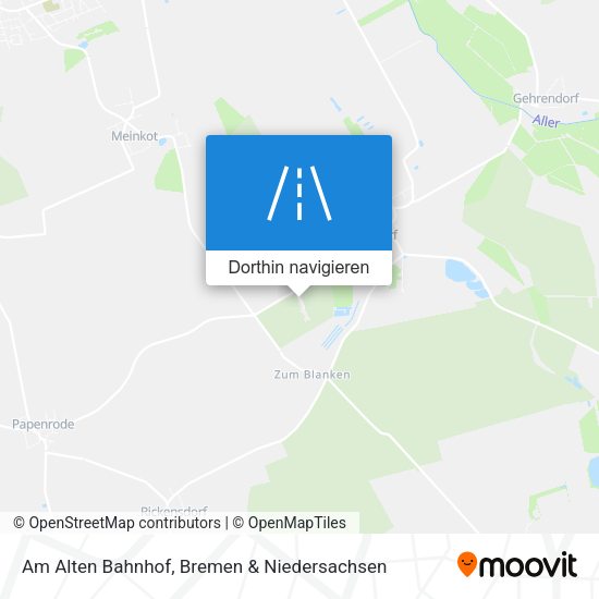 Am Alten Bahnhof Karte