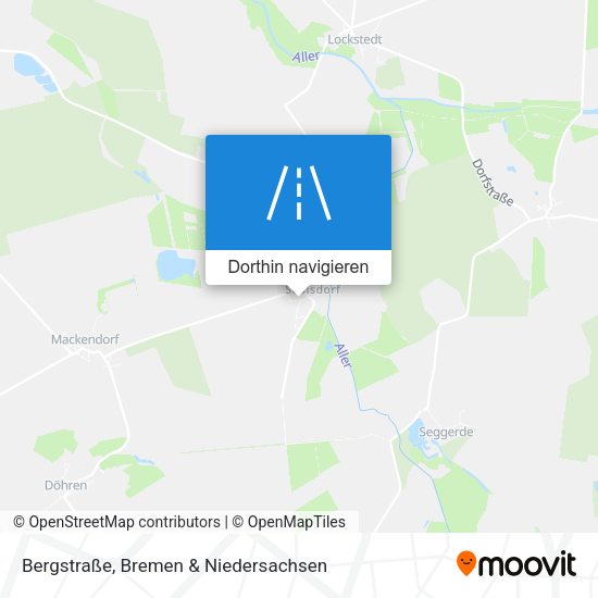 Bergstraße Karte