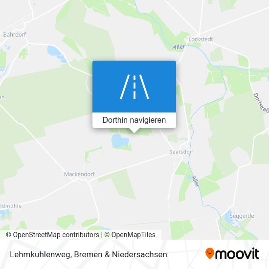 Lehmkuhlenweg Karte