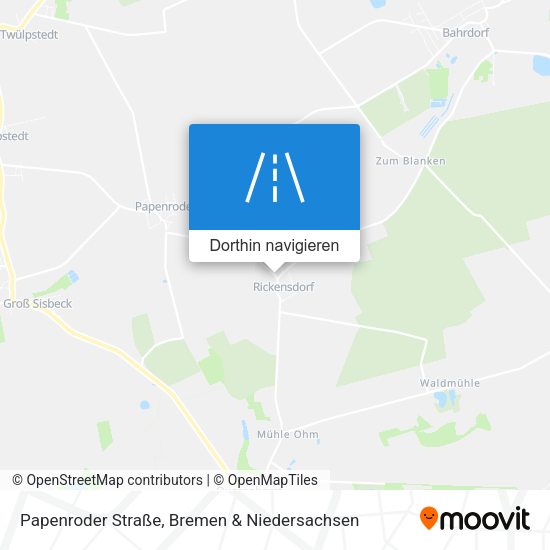 Papenroder Straße Karte