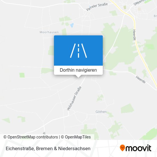 Eichenstraße Karte
