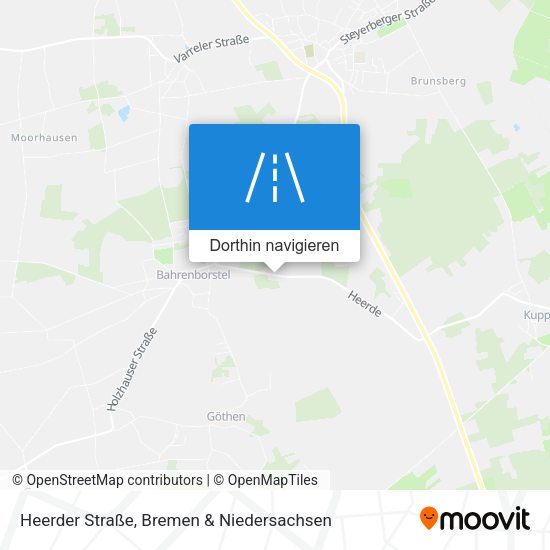 Heerder Straße Karte
