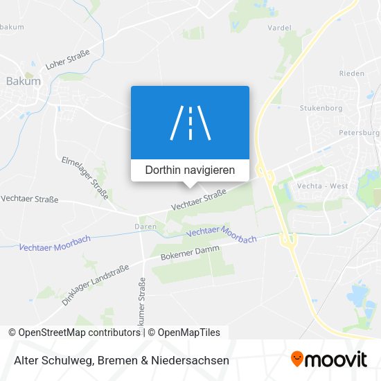 Alter Schulweg Karte