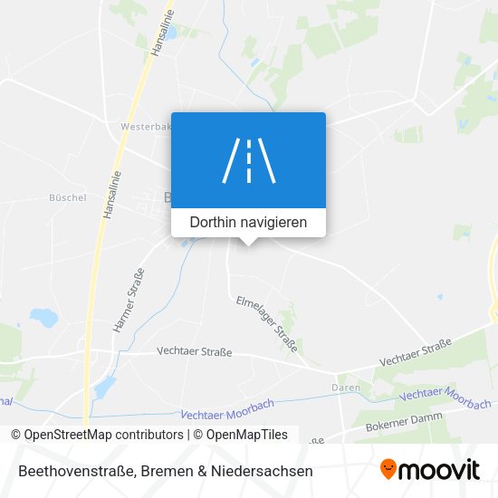 Beethovenstraße Karte