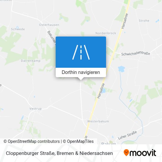 Cloppenburger Straße Karte
