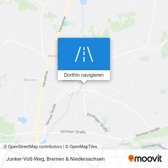 Junker-Voß-Weg Karte