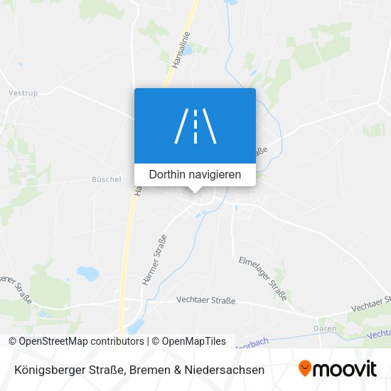Königsberger Straße Karte