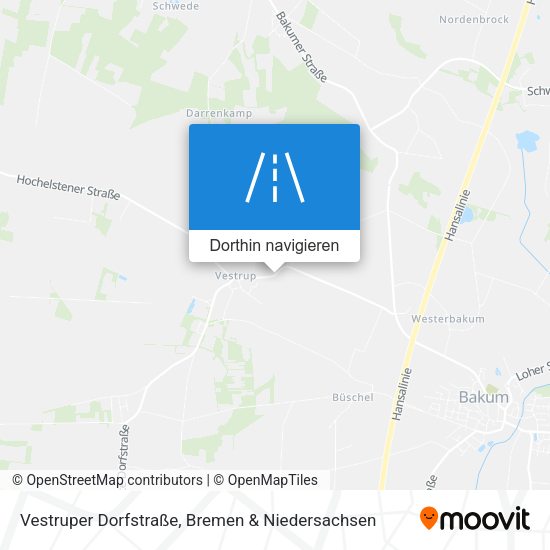 Vestruper Dorfstraße Karte