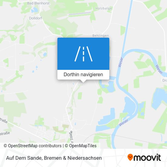 Auf Dem Sande Karte