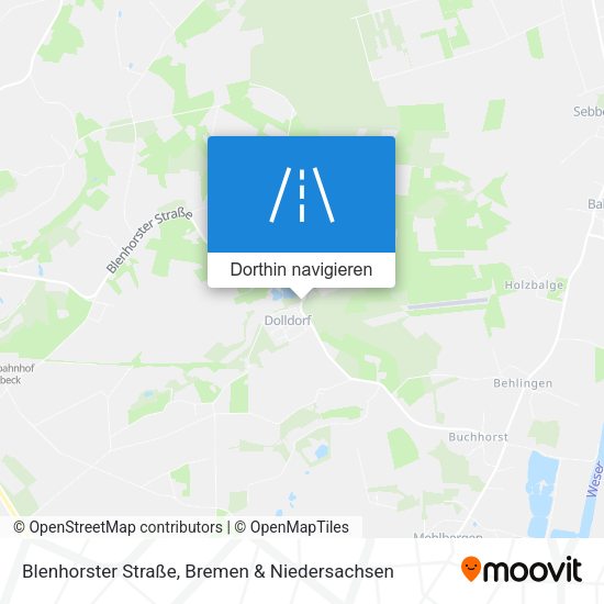 Blenhorster Straße Karte