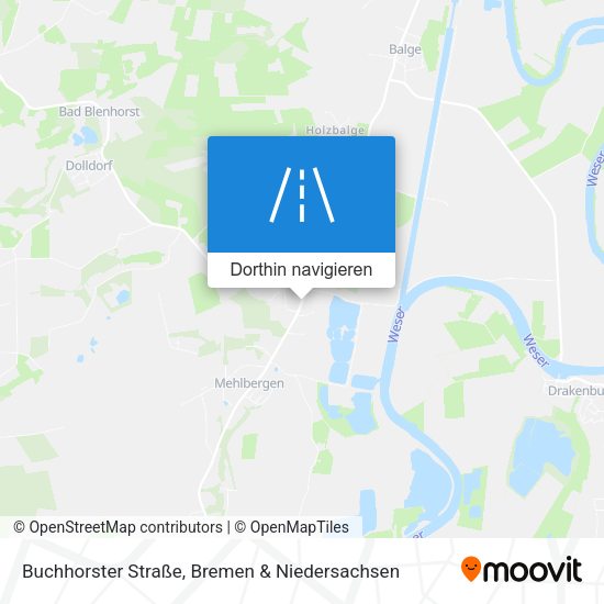 Buchhorster Straße Karte