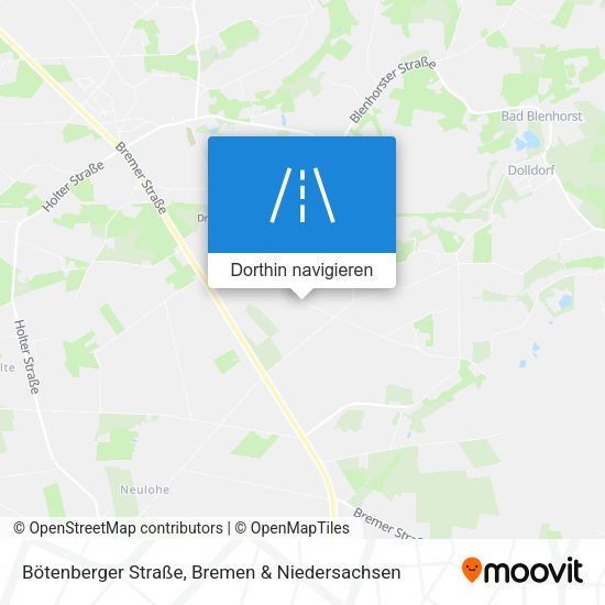 Bötenberger Straße Karte