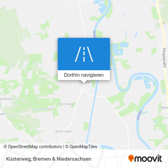 Küsterweg Karte