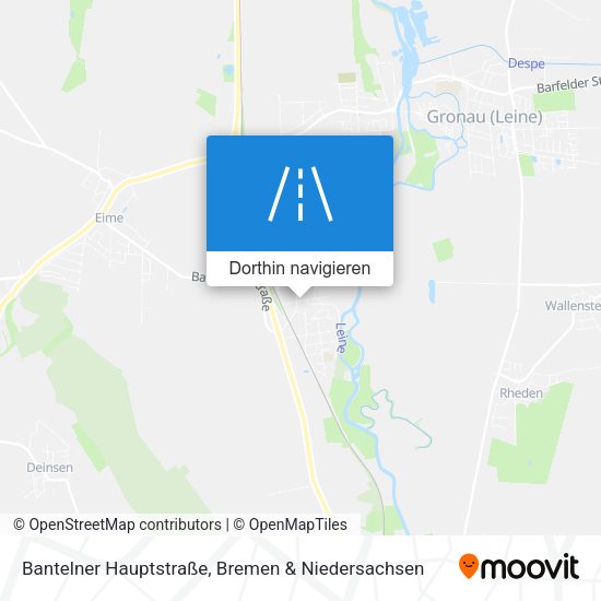 Bantelner Hauptstraße Karte
