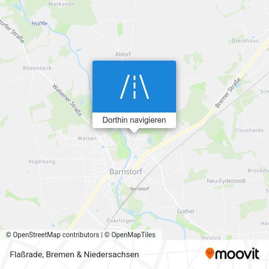 Flaßrade Karte