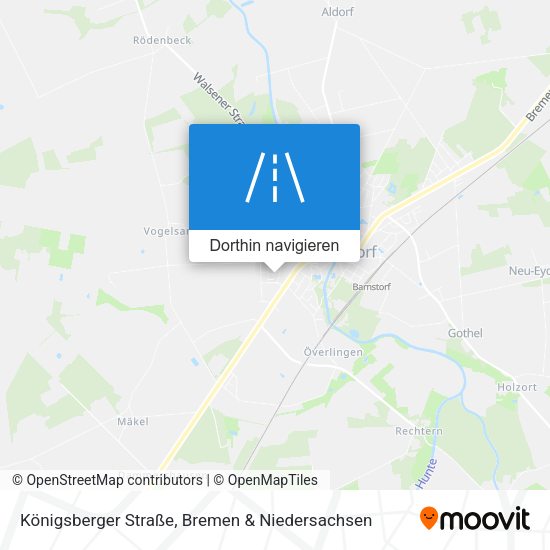 Königsberger Straße Karte