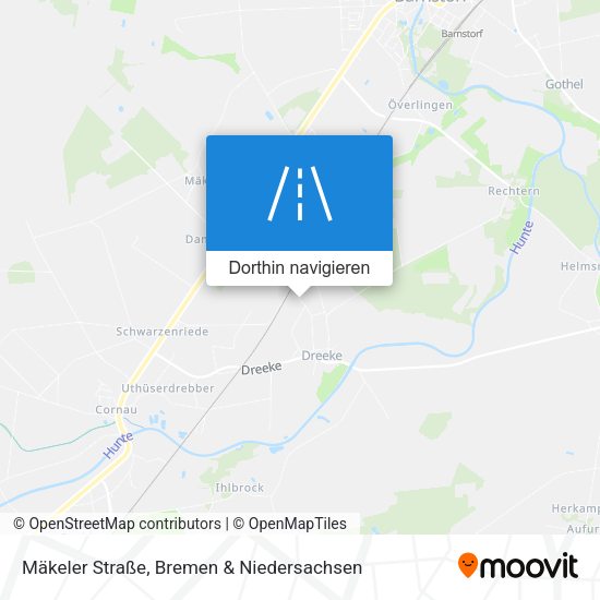 Mäkeler Straße Karte