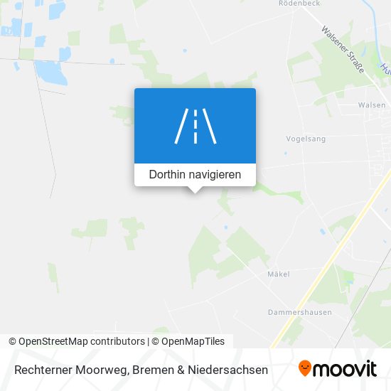 Rechterner Moorweg Karte