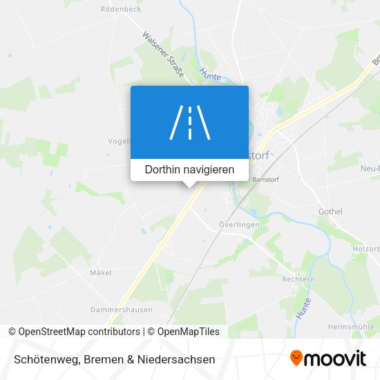 Schötenweg Karte