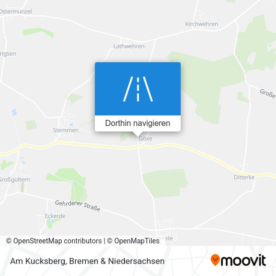 Am Kucksberg Karte