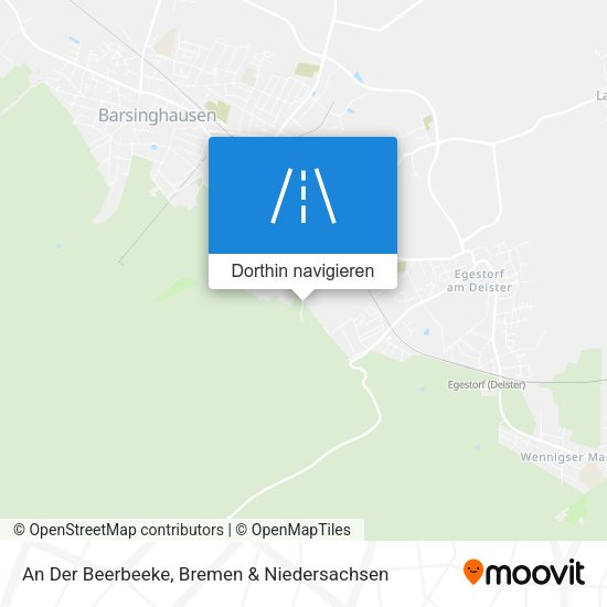 An Der Beerbeeke Karte
