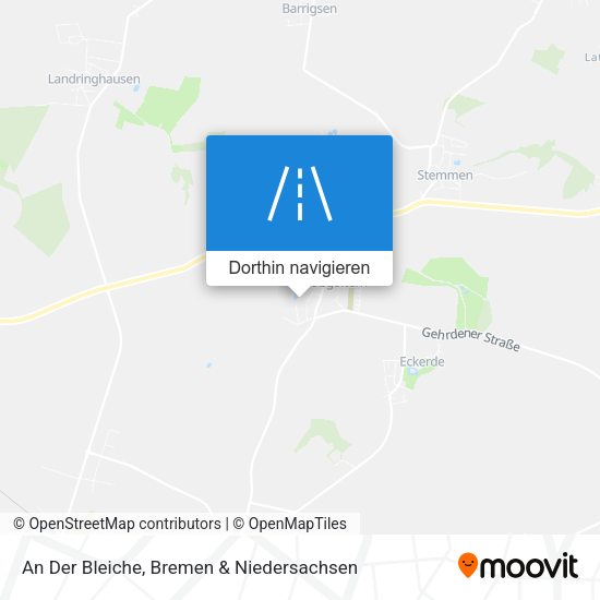 An Der Bleiche Karte