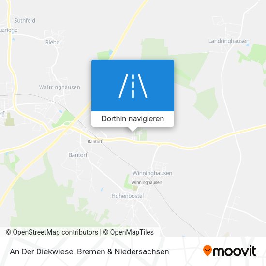 An Der Diekwiese Karte