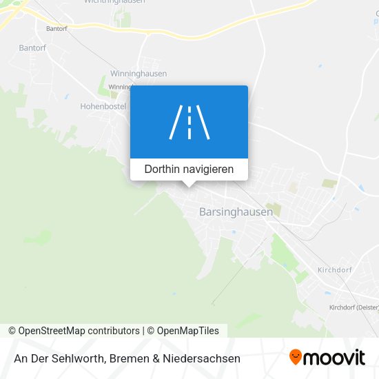 An Der Sehlworth Karte
