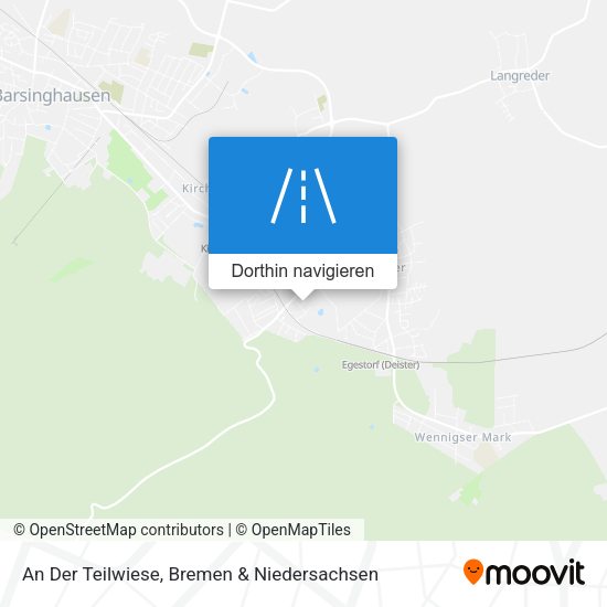 An Der Teilwiese Karte