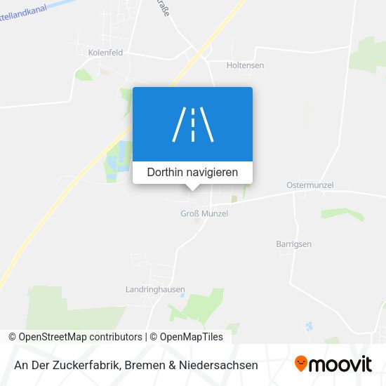An Der Zuckerfabrik Karte