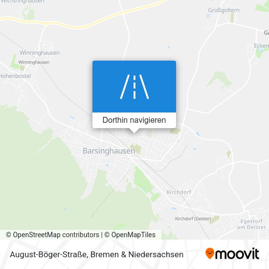 August-Böger-Straße Karte