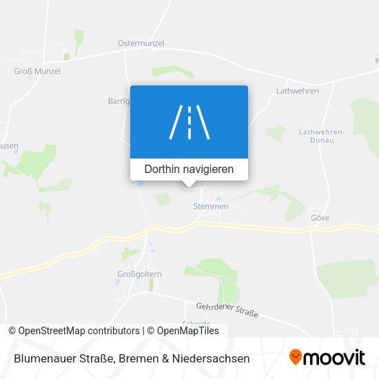 Blumenauer Straße Karte