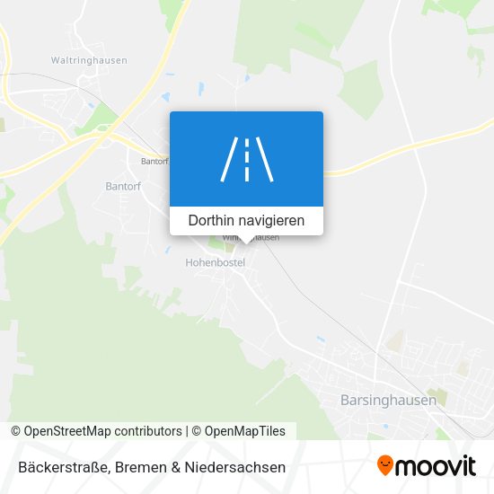 Bäckerstraße Karte