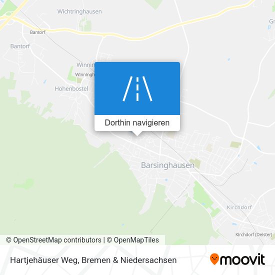 Hartjehäuser Weg Karte