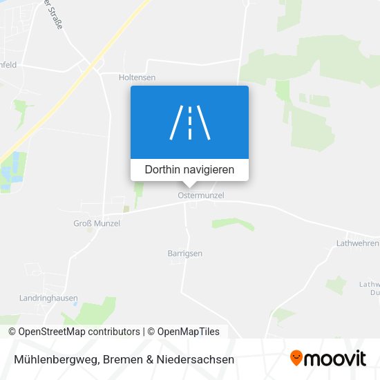 Mühlenbergweg Karte