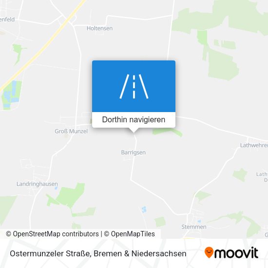 Ostermunzeler Straße Karte