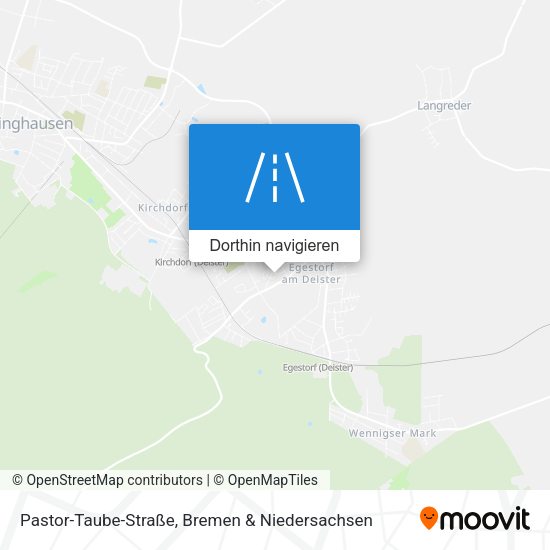 Pastor-Taube-Straße Karte