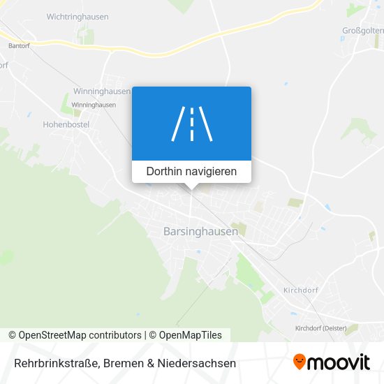 Rehrbrinkstraße Karte