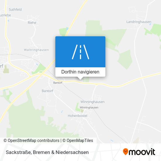 Sackstraße Karte