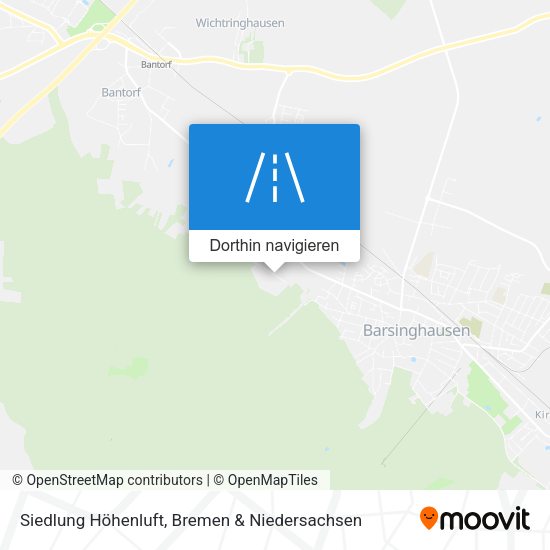Siedlung Höhenluft Karte