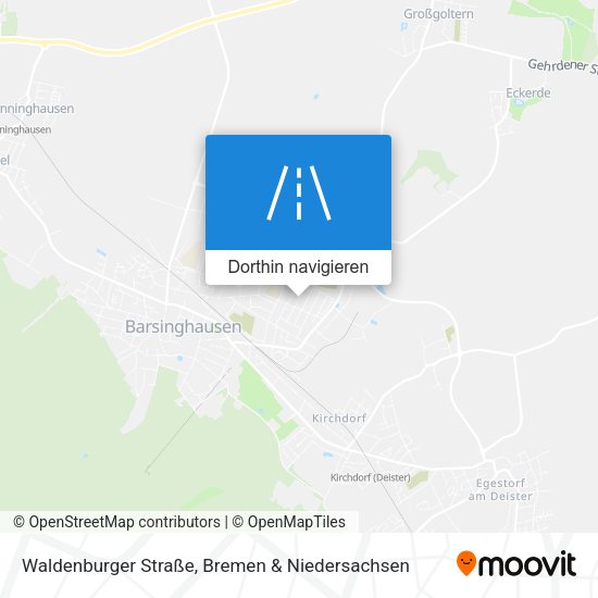Waldenburger Straße Karte