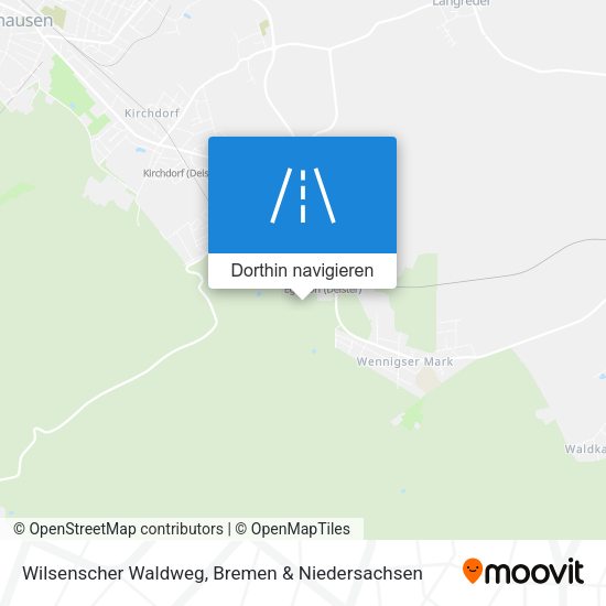 Wilsenscher Waldweg Karte