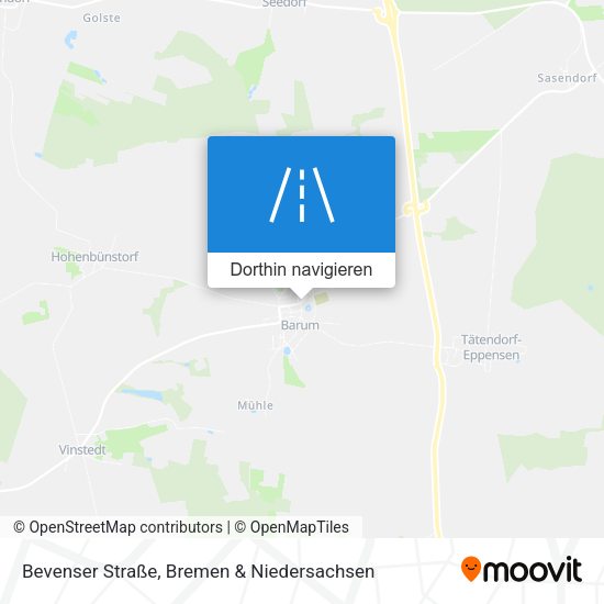 Bevenser Straße Karte