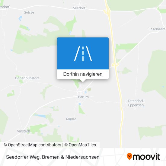 Seedorfer Weg Karte