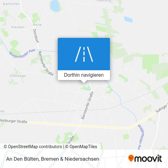 An Den Bülten Karte